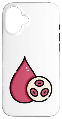 Erythrozyten rote Blutkörperchen RBC Hämoglobin Hülle für iPhone 16 Erythrozyten rote Blutkörperchen RBC Hämoglobin Hülle für iPhone 16 von Clever Witty Erythrocyte Designs