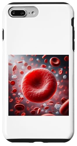 Erythrozyten rote Blutkörperchen RBC Hämoglobin Hülle für iPhone 7 Plus/8 Plus von Clever Witty Erythrocyte Designs