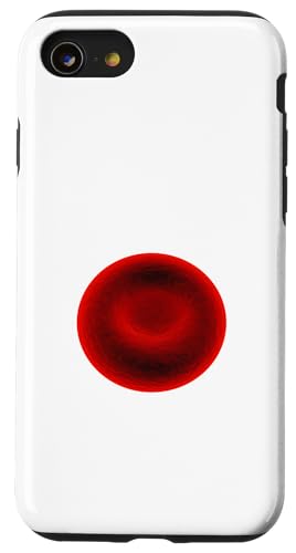 Erythrozyten rote Blutkörperchen RBC Hämoglobin Hülle für iPhone SE (2020) / 7 / 8 von Clever Witty Erythrocyte Designs