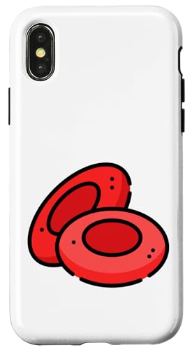 Erythrozyten rote Blutkörperchen RBC Hämoglobin Hülle für iPhone X/XS Erythrozyten rote Blutkörperchen RBC Hämoglobin Hülle für iPhone X/XS von Clever Witty Erythrocyte Designs