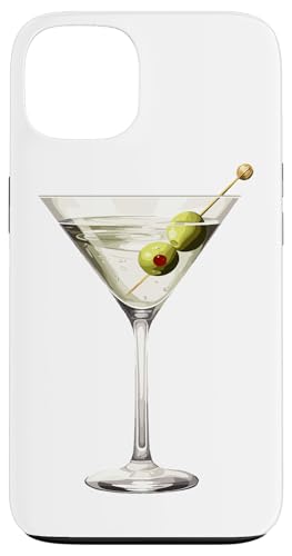 Hülle für iPhone 13 Martini-Glas Grüne Oliven Barkeeper Wodka Gin Cocktail Drink Hülle für iPhone 13 Martini-Glas Grüne Oliven Barkeeper Wodka Gin Cocktail Drink von Clever Witty Martini Designs