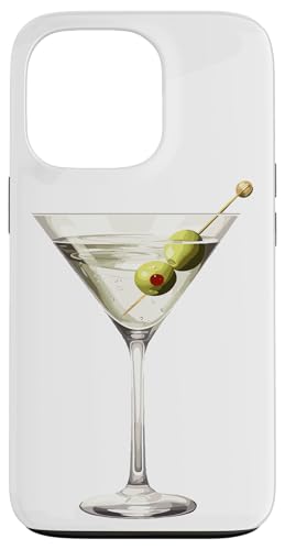 Hülle für iPhone 13 Pro Martini-Glas Grüne Oliven Barkeeper Wodka Gin Cocktail Drink Hülle für iPhone 13 Pro Martini-Glas Grüne Oliven Barkeeper Wodka Gin Cocktail Drink von Clever Witty Martini Designs