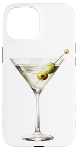 Hülle für iPhone 15 Martini-Glas Grüne Oliven Barkeeper Wodka Gin Cocktail Drink Hülle für iPhone 15 Martini-Glas Grüne Oliven Barkeeper Wodka Gin Cocktail Drink von Clever Witty Martini Designs