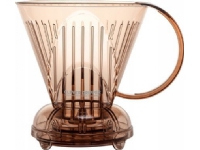 Clever Clever Dripper - Kaffeebrüher L 500ml transparent braun + 100 Filter von Cleverpack