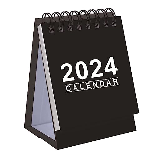 Mini-Schreibtischkalender 2024 für die Planung, Tagesplaner, kleiner Kalender 2024 für Zuhause, Büro, Schule UlN692 von Clicitina