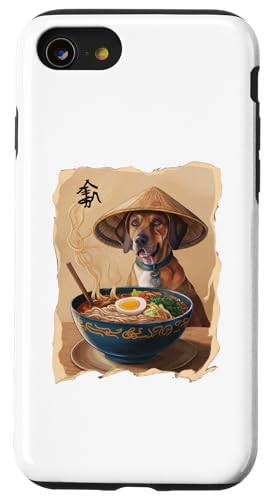 Männer Frau Kawaii isst Ramen Japanese Rhodesian Ridgeback Hülle für iPhone SE (2020) / 7 / 8 von Click For Aesthetic Anime Japanese Noodles Designs