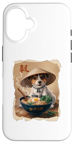 Männer Frau Kawaii isst Ramen Japanischer Jack Russel Terrier Hülle für iPhone 16 Männer Frau Kawaii isst Ramen Japanischer Jack Russel Terrier Hülle für iPhone 16 von Click For Aesthetic Anime Japanese Noodles Designs