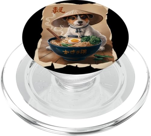 Männer Frau Kawaii isst Ramen Japanischer Jack Russel Terrier PopSockets PopGrip für MagSafe Männer Frau Kawaii isst Ramen Japanischer Jack Russel Terrier PopSockets PopGrip für MagSafe von Click For Aesthetic Anime Japanese Noodles Designs