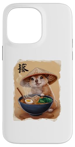 Männer Frauen Kawaii Essen Ramen Japanische Prärie Hund Hülle für iPhone 14 Pro Max von Click For Aesthetic Anime Japanese Noodles Designs