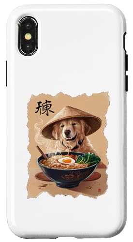 Männer Frauen Kawaii Essen Ramen Japanischer Golden Retriever Hülle für iPhone X/XS Männer Frauen Kawaii Essen Ramen Japanischer Golden Retriever Hülle für iPhone X/XS von Click For Aesthetic Anime Japanese Noodles Designs
