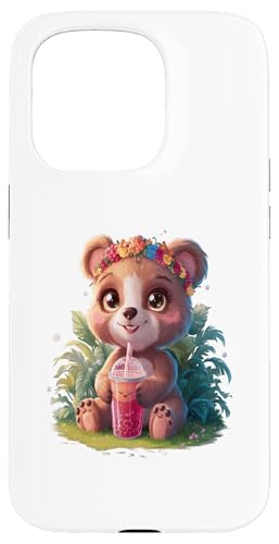 Bär Männer Frau Boba Tee Kawaii Bubble Tea Bär Hülle für iPhone 15 Pro Bär Männer Frau Boba Tee Kawaii Bubble Tea Bär Hülle für iPhone 15 Pro von Click For Kawaii Bubble Tea Animals Designs