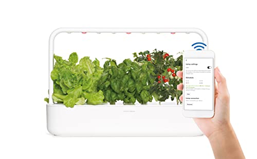 Click and Grow - Smart Garden 9 Pro Starter-Set (Farbe: Weiß) (SG9S1UNI-BT) von Click & Grow