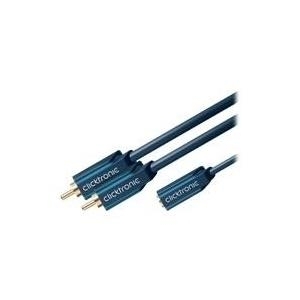 ClickTronic Casual Series - Audio-Adapter - stereo mini jack (W) bis RCA (W) - 10 cm von Clicktronic