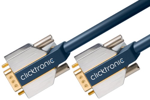 Clicktronic Advanced VGA Verbindungskabel (Monitorkabel, 15-polig, 1m) von Clicktronic