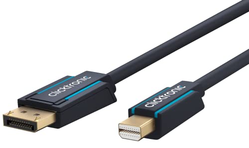 Clicktronic Kabel mini DisplayPort Kabel / Audio/Video Adapter von DisplayPort auf mini DisplayPort, 1m von Clicktronic