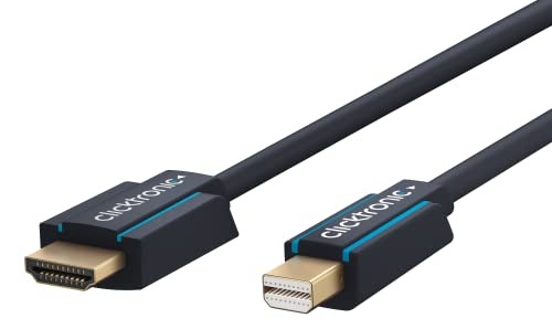 Clicktronic Mini DisplayPort / HDMI Adapterkabel Hochgeschwindigkeits-Adapter von Mini-DisplayPort auf HDMI, 1m Clicktronic Mini DisplayPort / HDMI Adapterkabel Hochgeschwindigkeits-Adapter von Mini-DisplayPort auf HDMI, 1m von Clicktronic