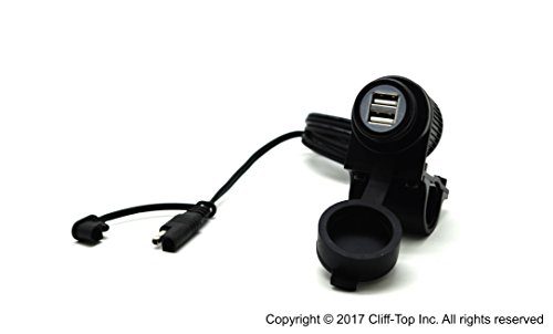 Cliff-Top 3.3 Amp Motorrad Lenker SAE USB Ladegerät von Cliff Top