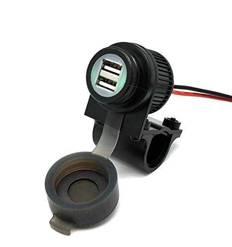 Cliff Top 4A 20W USB-Ladegerät für Motorräder aus, mit magnetischem Netzschalter, strapazierfähig, wasserdicht für 7/8-Zoll-, 1-Zoll-Lenker an ATV/UTV – verhindert das Entladen der Batterie von Cliff Top