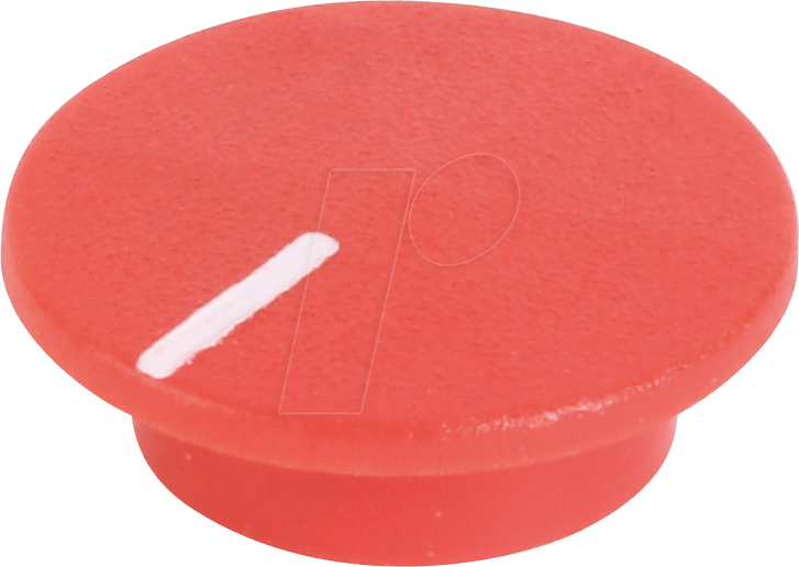 CLIFF CL1768 - Kappe, Ø 19 mm, rot, weißer Strich von Cliff