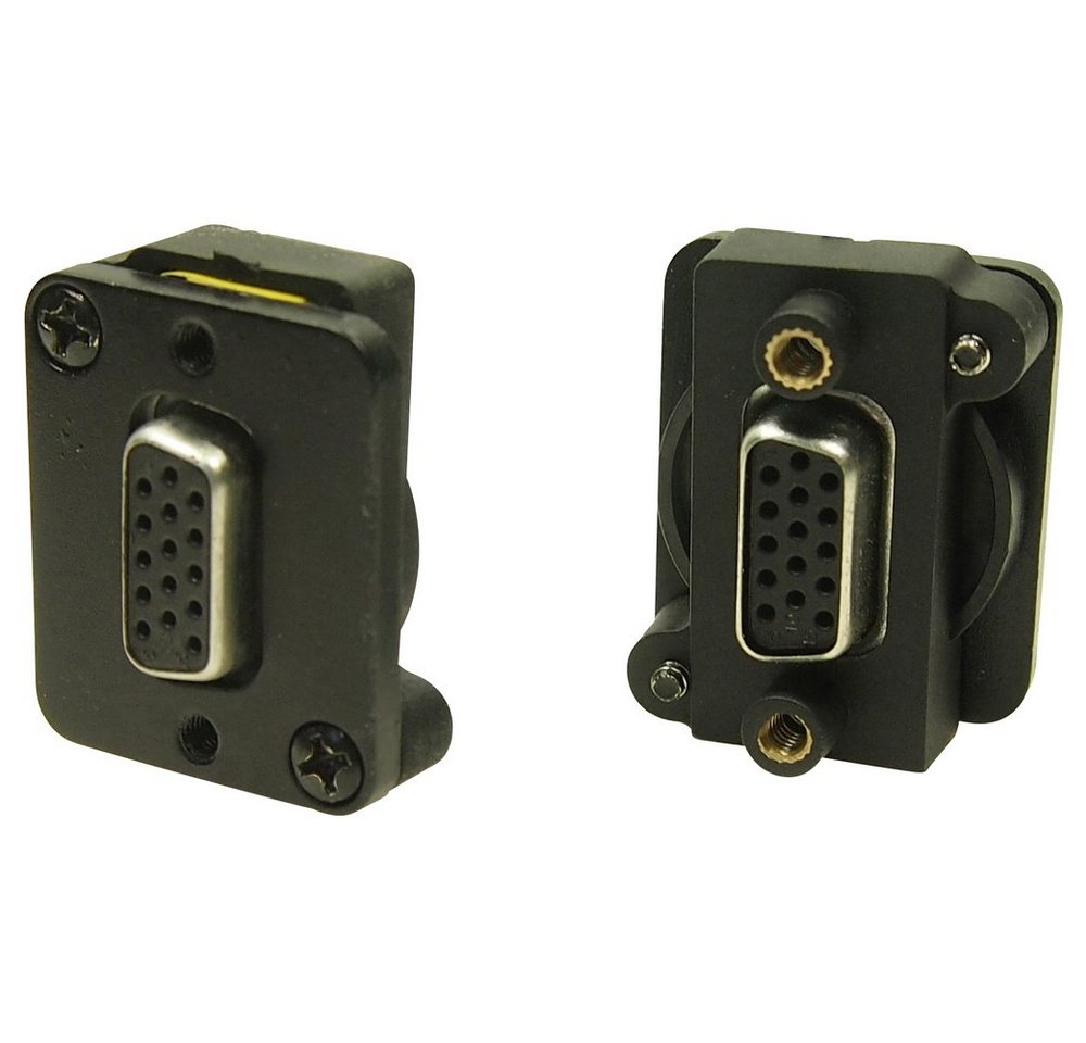 Cliff Cliff CP30229BM D-SUB Adapter VGA-Buchse - VGA-Buchse 1 St. Kabelzubehör, (CP30229BM) von Cliff