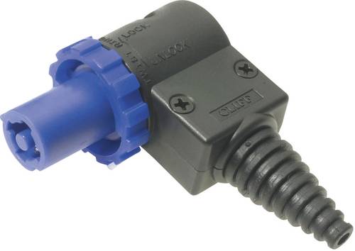 Cliff FCR20663 Netz-Steckverbinder FC Stecker, gewinkelt Gesamtpolzahl: 3 + PE 20A Blau 1St. von Cliff