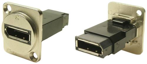Cliff FT METAL DISPLAYPORT F-F M3 Adapter, Buchse, Einbau DisplayPort Buchse - DisplayPort Buchse CP von Cliff
