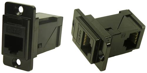 Cliff RAFT BLACKMTL DLSLIM CAT5e CSK CP30751MB Adapter, Einbau Schwarz 1St. von Cliff