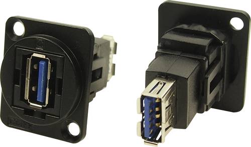 Cliff XLR Adapter USB A Buchse 3.0 auf USB B Buchse 3.0 Adapter, Einbau CP30205NMB CP30205NMB Inhalt von Cliff