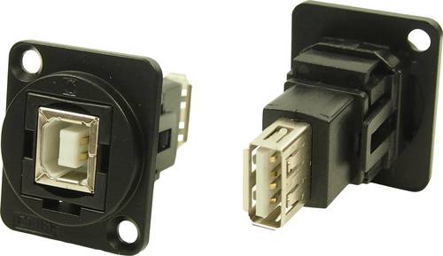 Cliff XLR Adapter USB B Buchse 2.0 auf USB B Buchse 2.0 Adapter, Einbau CP30207NMB CP30207NMB Inhalt von Cliff