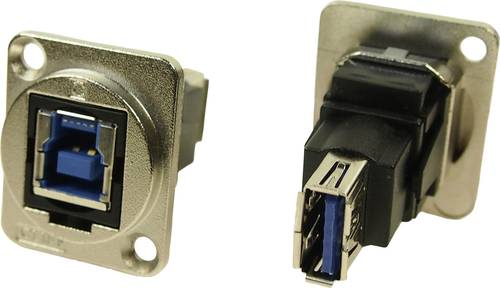 Cliff XLR Adapter USB B Buchse 3.0 auf USB A Buchse 3.0 Adapter, Einbau CP30206NM CP30206NM Inhalt: von Cliff