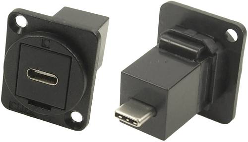 Cliff XLR Adapter USB-C™ Buchse auf USB-C™ Stecker Adapter, Einbau CP30211MB Inhalt: 1St. von Cliff