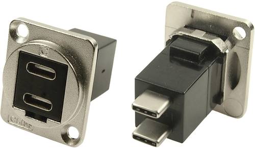 Cliff XLR Adapter USB-C™ Buchse auf USB-C™ Stecker Adapter, Einbau CP30212M Inhalt: 1St. von Cliff