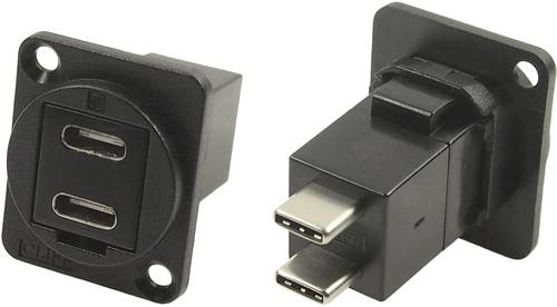 Cliff XLR Adapter USB-C™ Buchse auf USB-C™ Stecker Adapter, Einbau CP30212MB Inhalt: 1St. von Cliff
