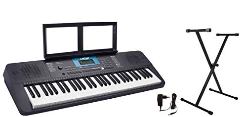 Clifton Keyboard M211 USB MIDI 61 anschlagdynamische Tasten Netzteil Notenbuch mit 110 Seiten und Karaoke CD von Clifton