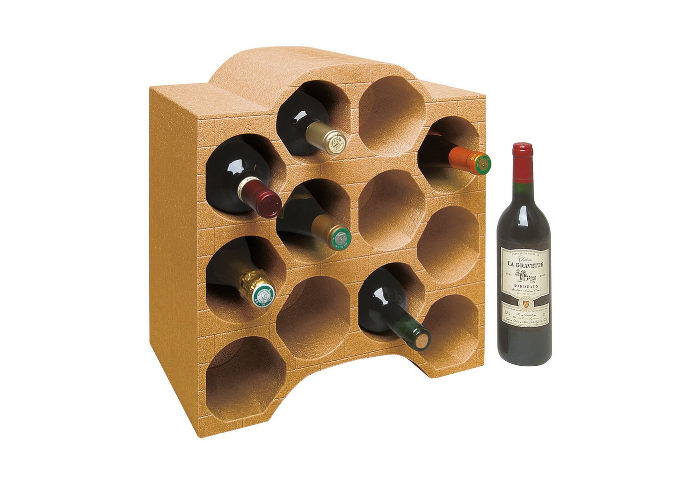 Climapor Flaschenhalter Climapor Flaschenbox Bogenform für 12 Flaschen max. Ø 9 cm - 1 Stück Climapor Flaschenhalter Climapor Flaschenbox Bogenform für 12 Flaschen max. Ø 9 cm - 1 Stück von Climapor