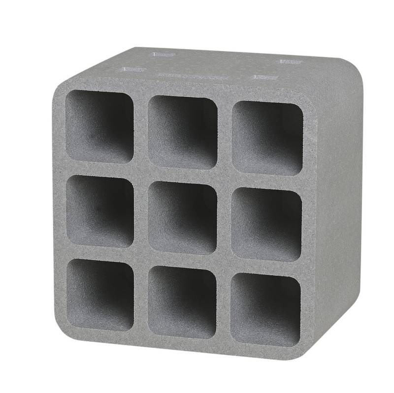 Climapor Flaschenhalter Climapor Flaschenbox Cube für 9 Flaschen max. Ø 9 cm - 1 Stück von Climapor