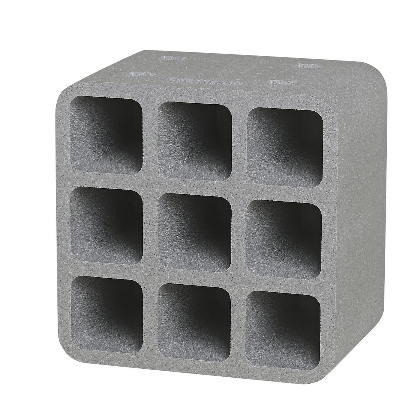 Climapor Flaschenhalter Climapor Flaschenbox Cube für 9 Flaschen max. Ø 9 cm - 4 Stück von Climapor