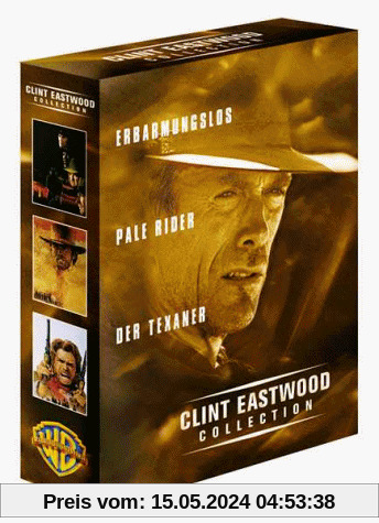 Clint Eastwood Box 1: Erbarmungslos, Der Texaner, Pale Rider [3 DVDs] von Clint Eastwood
