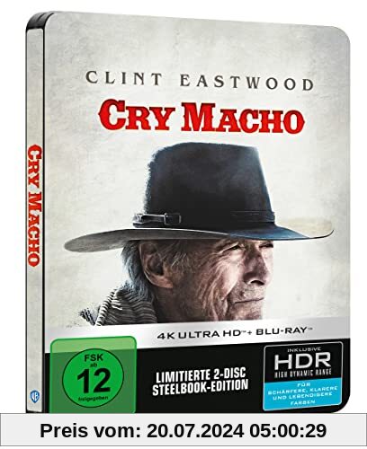 Cry Macho - Steelbook [Blu-ray] von Clint Eastwood