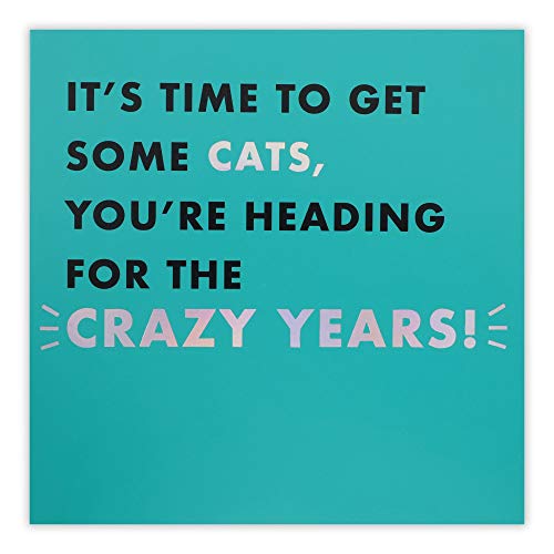 Clintons: Crazy Years, Geburtstagskarte, 11 x 15 cm von Clintons