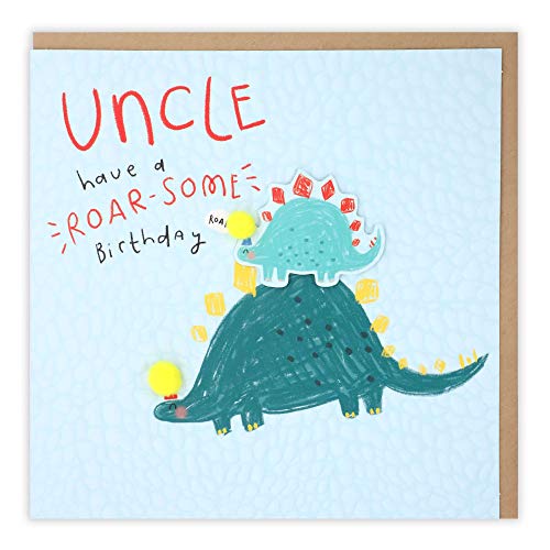 Clintons: Geburtstagskarte für Onkel Roar Some (englischsprachig), 11 x 15 cm von Clintons