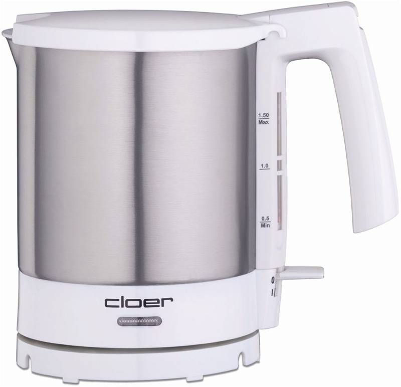 4711 Wasserkocher weiß/edelstahl von Cloer