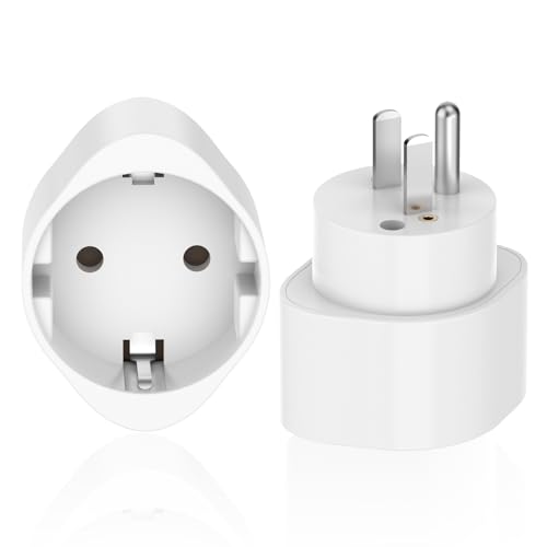 Reiseadapter USA,2 Stück Adapter USA,USA Adapter Steckdose Typ B,Adapter USA Deutschland Stecker,EU to US Adapter,US Adapter Steckdose,Steckdosenadapter USA,Stromadapter US/Kanada/Mexiko/Thailan-Weiß von Clomnpe