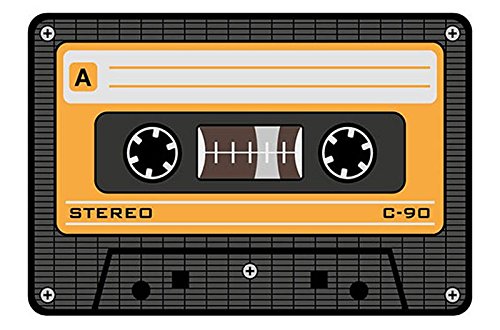 Tape Mousepad gelb Musikkassette von Close Up