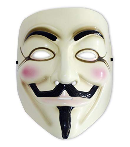 V for Vendetta Maske Guy Fawkes Anonymous von Close Up