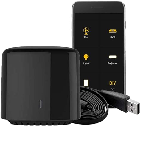 Cloud Even RM4C Mini Universal-Infrarot-Audio-Video-Fernbedienung, WiFi-Fernbedienung für Smart Homes, kompatibel mit Alexa und Google Assistant, unterstützt über 50.000 Geräte mit IR-Steuerung Cloud Even RM4C Mini Universal-Infrarot-Audio-Video-Fernbedienung, WiFi-Fernbedienung für Smart Homes, kompatibel mit Alexa und Google Assistant, unterstützt über 50.000 Geräte mit IR-Steuerung von Cloud Even