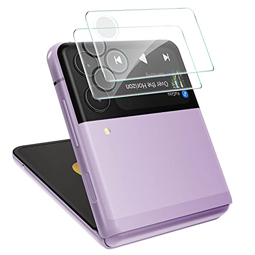 CloudValley [2 Stück] Kamera-Objektivschutz für Samsung Galaxy Z Flip 3 5G (2021), HD gehärtetes Glas, kratzfeste Rückseite, Kamera-Schutzfolie [ultradünn] [2 Stück], klar von CloudValley