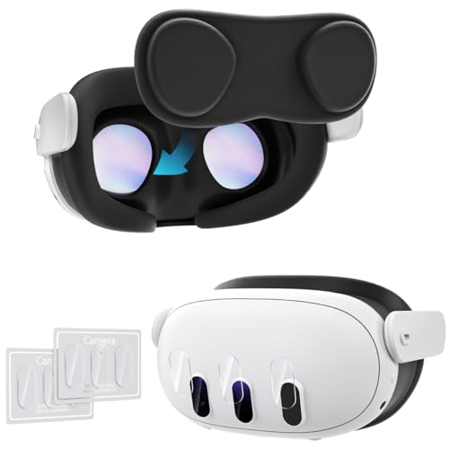 CloudValley 6 Stück Kameraschutz mit 1 Stück Ersatz für Meta Quest 3, Schutzfolie Kamera Lens Protect Cover, Anti-Dust Camera Protection Staubschutzhülle, Abwaschbare Schutzhülle VR Zubehör CloudValley 6 Stück Kameraschutz mit 1 Stück Ersatz für Meta Quest 3, Schutzfolie Kamera Lens Protect Cover, Anti-Dust Camera Protection Staubschutzhülle, Abwaschbare Schutzhülle VR Zubehör von CloudValley