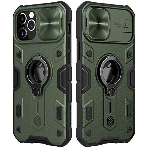 CloudValley Armor Hülle für iPhone 12 Pro Max 6.7’’ mit Kameraschutz & Ring Stand, Militärhülle mit 360° Drehbarer Ständerring, Armor Handyhülle Rüstungshülle für 12 Max 2020, Grün CloudValley Armor Hülle für iPhone 12 Pro Max 6.7’’ mit Kameraschutz & Ring Stand, Militärhülle mit 360° Drehbarer Ständerring, Armor Handyhülle Rüstungshülle für 12 Max 2020, Grün von CloudValley