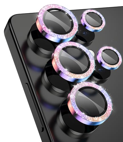 CloudValley für Samsung Galaxy S25 Ultra Kameraschutz, HD-Klar, Kratzfest, Ultra-Dünnes Individuelle Gehärtetes Glas Zubehör mit Aluminiumrand,Glitzer Titanbunt CloudValley für Samsung Galaxy S25 Ultra Kameraschutz, HD-Klar, Kratzfest, Ultra-Dünnes Individuelle Gehärtetes Glas Zubehör mit Aluminiumrand,Glitzer Titanbunt von CloudValley